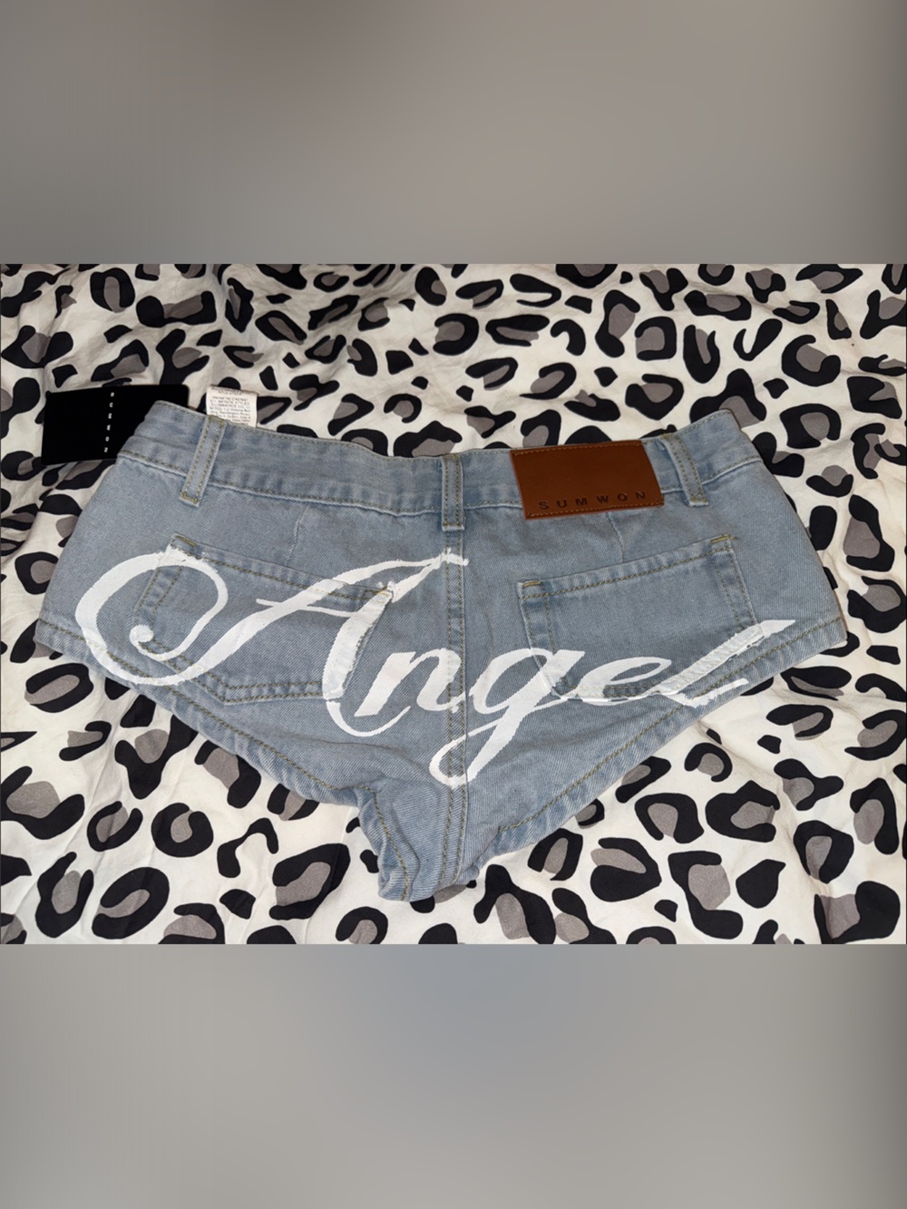 Low rise Y2K Jean Booty Shorts